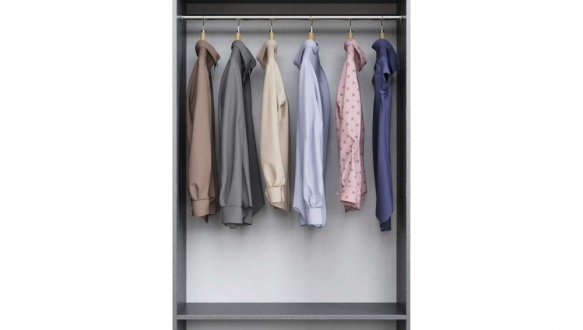 Шкаф двухдверный Art in Head Ascet / Аскет 90 см 13