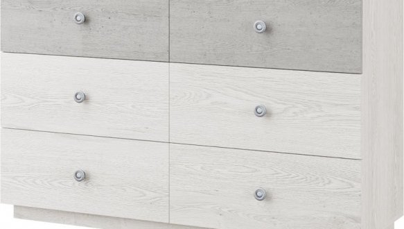 Спальня Vivian/Вивиан Світ меблів №1 с комодом 6S и шкафом 4D 5