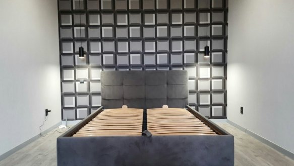 Ліжко двоспальне м'яке Мія 0