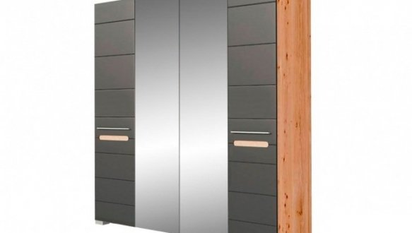 Шкаф 4Д3 Світ Меблів Бьянко Графит 4 дверный графит 200 см