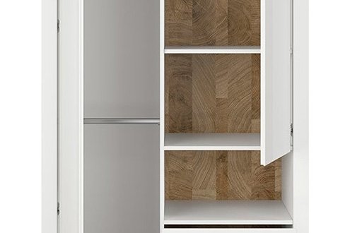 Шафа SZF2D2S BRW Poland Alameda 2 дверна білий 102 см 2