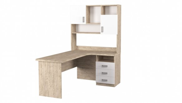 Стіл кутовий з надбудовою 1