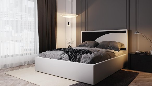 Ліжко м'яке Za House Furniture Джулія без підйомного механізму