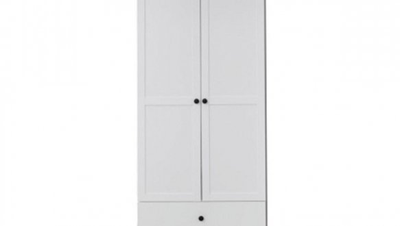 Шкаф 2D2S Mebelbos Brandson 2 дверный белый 81 см 