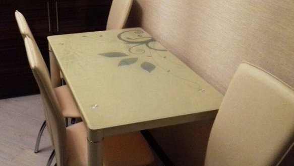 Стіл Damar 80х60 Темний беж