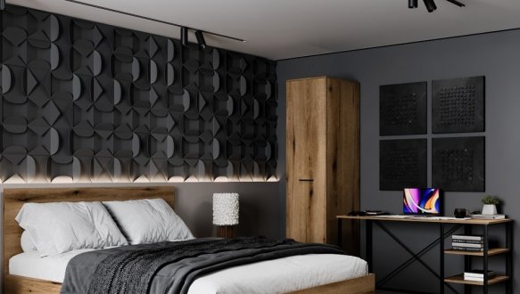 Кровать двуспальная Art in Head Ascet / Аскет 160 см 5