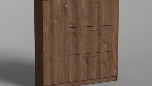 Тумба для обуви №1 Matroluxe на 3 ящика и 1 двери 3