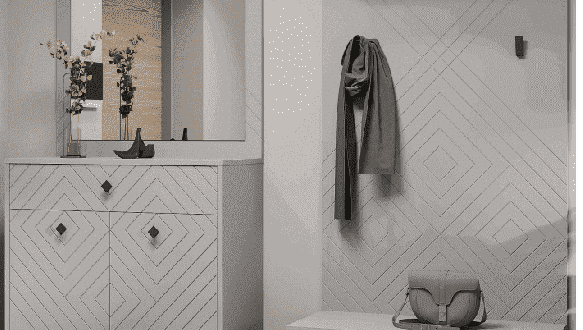 Модульний передпокій Сокме Камео Шиншила сіра / Агат софттач 