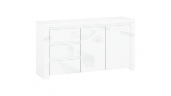 Комод 2D3S [E] білий глянець Lingo