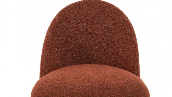 Стул полубарный B-150 Vetro Mebel терракотовый букле 93 см 5