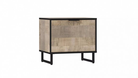 Тумба для обуви дуб гранж песочный F-0004 Форте 0