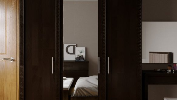 Шкаф трехдверный Arbordrev Регина 3 дверный белый 150 см 5