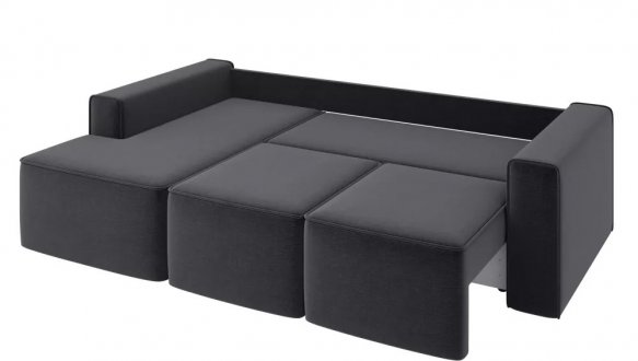 Диван кутовий розкладний єврокнижка Hugo / Хьюго 240 см 5