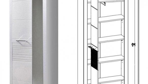  Шафа з дзеркалом REG1L1D/20/7 Флеймс 3