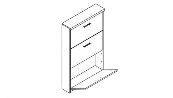 Тумба для обуви SFB3K Шанталь 1