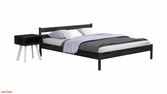 Кровать двуспальная деревянная Эстелла Нота Бене 160 см Щит бука 4