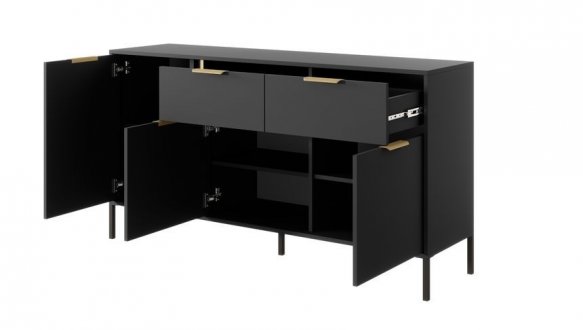 Комод Ларс / Lars 3D2S/153 Антрацит 2