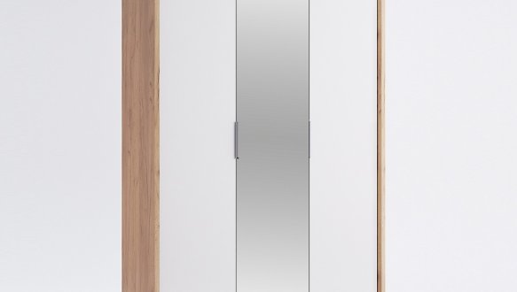 Шафа Міромарк 3дв з дзеркалом Асті 3 дверна дуб 140 см