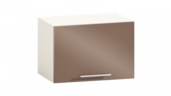 Антресоль А50.36.1Д Бар неглубокая Крашеный высокий глянец с печатью