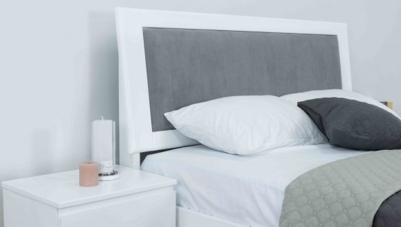 Ліжко двоспальне дерев'яне Дрімка Орфей Бук 15