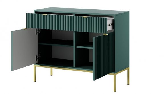 Комод Лабрадор/Золотые ножки KSZ104 Nova 2