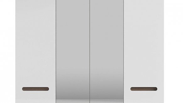 Шкаф SZF2D2L/21/22 BRW Poland Azteca trio 4 дверный белый 220 см