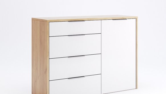 Комод 1дв 4шх Асти