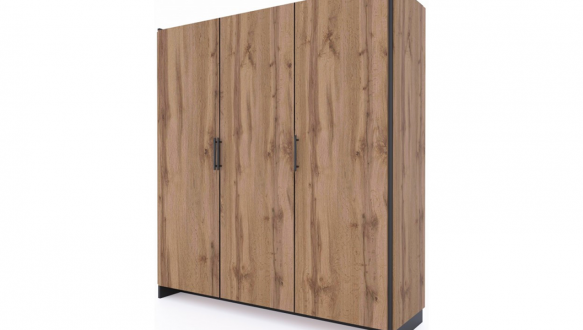Шкаф Мебельбос 3D 3 дверный дуб вотан Amino 170 см