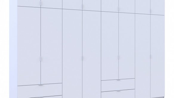 Шафа для одягу Дорос Лукас білий 8 дверна 360 см 5