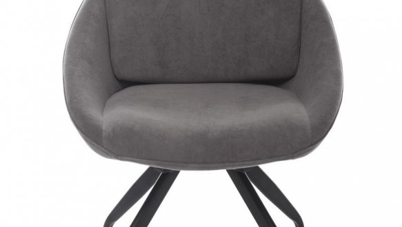 Стілець поворотний R-65 сірий 4