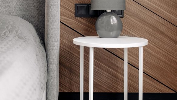 Столик Модерн S белый 