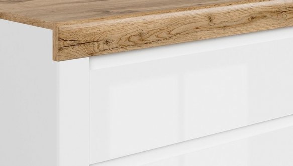 Модульна спальня Holten/Холтен BRW Poland Білий/Дуб вотан/Білий глянець 2