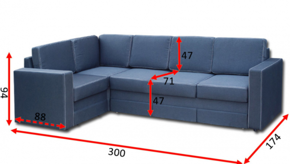 Кутовий диван Аскольд 31-А 3