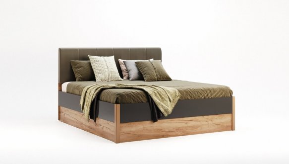 Модульная спальня Ramona/Рамона Миромарк Дуб крафт/Мат лава 3