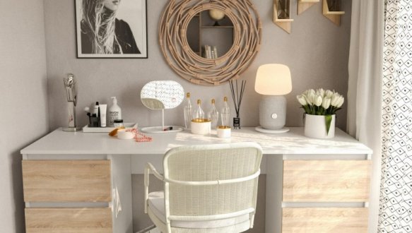 Стіл комп’ютерний білий Т228 5