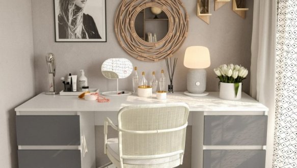 Стіл комп’ютерний білий Т228 0