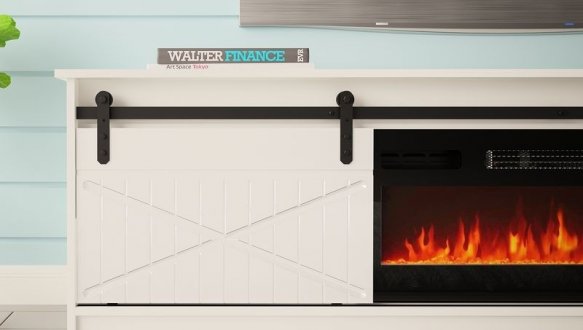 Тумба под ТВ Granero/Гранеро RTV200 Белый мат/Белый глянец Cama Ширина 200 см 2