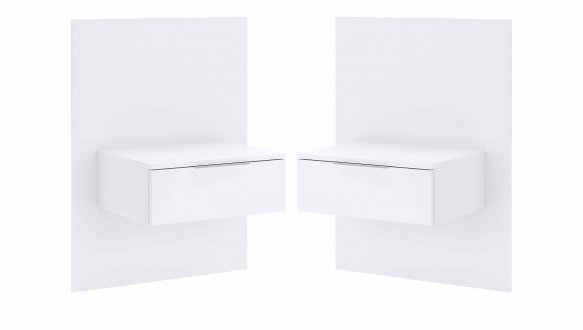 Прикроватные тумбы подвесные 2шт Бартон