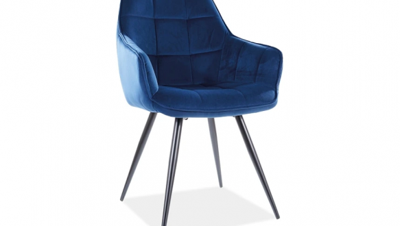 Стілець Lilia Velvet темно-синій