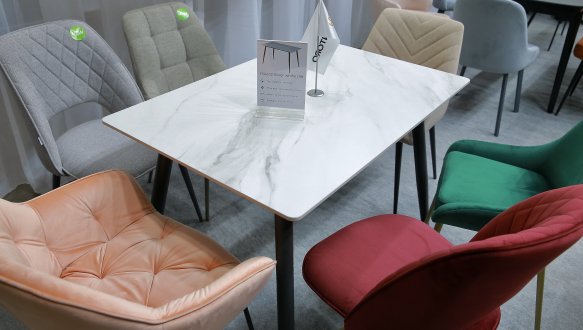 Стіл Rikard 90 Snow stone Matt