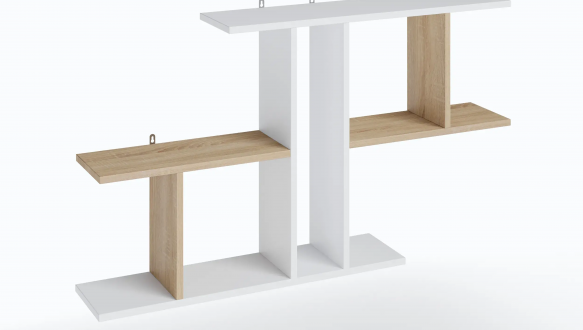 Полка настенная белый/сонома T8