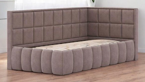 Кровать мягкая Городок Дейзи с подьемным механизмом 3