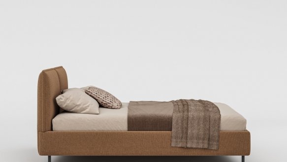 Кровать мягкая двуспальная Woodsoft Alba / Альба с подъемным механизмом и нишей для белья 6