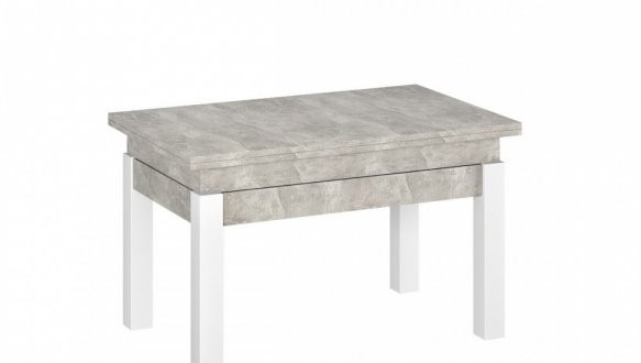 Стіл-трансформер B-Fly Art In Head Ательє світлий / Білий діамант 3