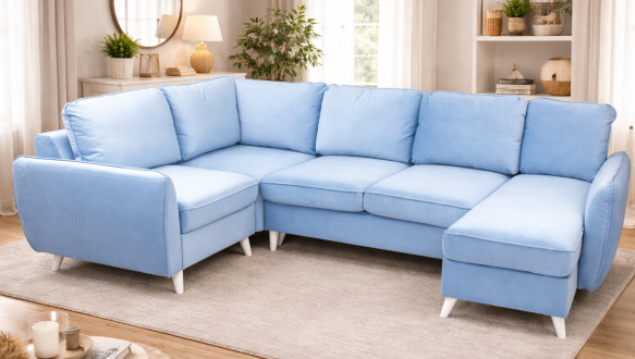 Модульный диван еврокнижка Хеннеси Мебель Стиль