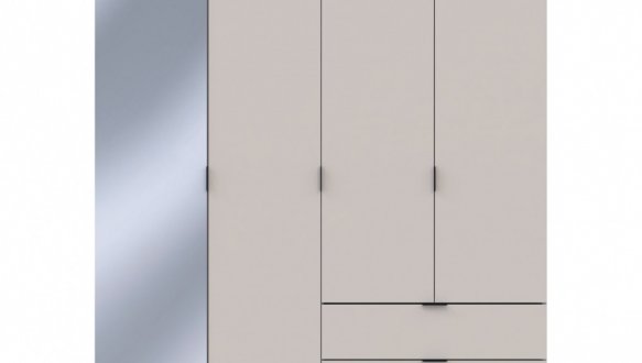 Шкаф для одежды Дорос Гелар кашемир 3-х дверный/Зеркало 155 см 5