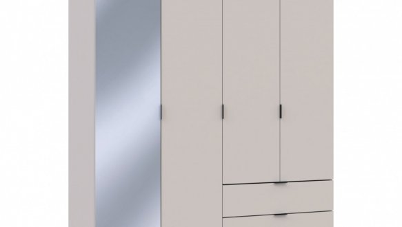 Шкаф для одежды Дорос Гелар кашемир 3-х дверный/Зеркало 155 см 6