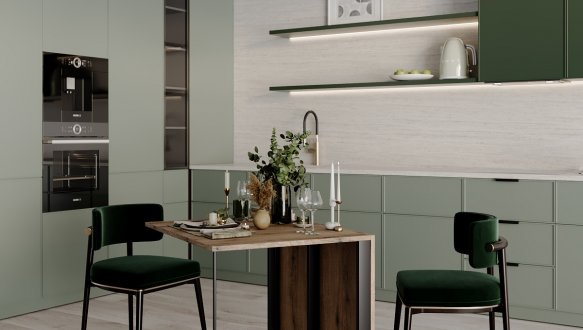 Стол-трансформер Voody Дуб Эвок/Чёрные ноги