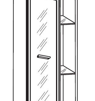 Витрина навесная SFW1W Вушер 3