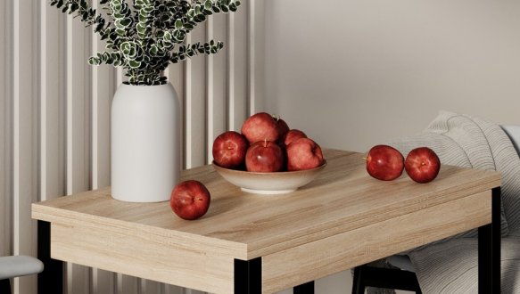 Стол-трансформер Lunch Дуб сонома/Чёрный 0